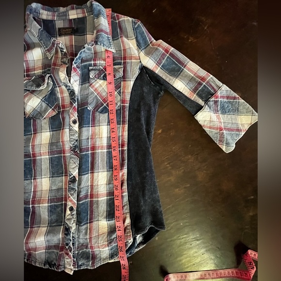 Cavalie Plaid Button-down shirt, L - Picture 9 of 9